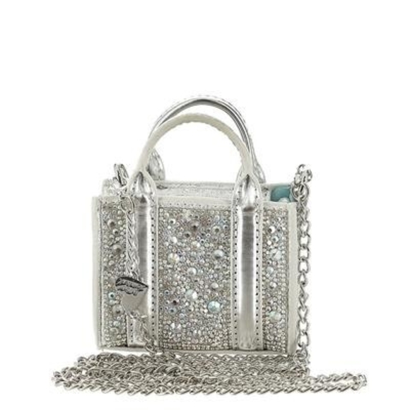 Betsey Johnson Handbags - Betsey Johnson Teeny Tiny Crossbody Bag Silver Bags. Micro